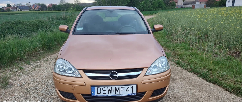 Opel Corsa cena 6400 przebieg: 207808, rok produkcji 2005 z Strzegom małe 781